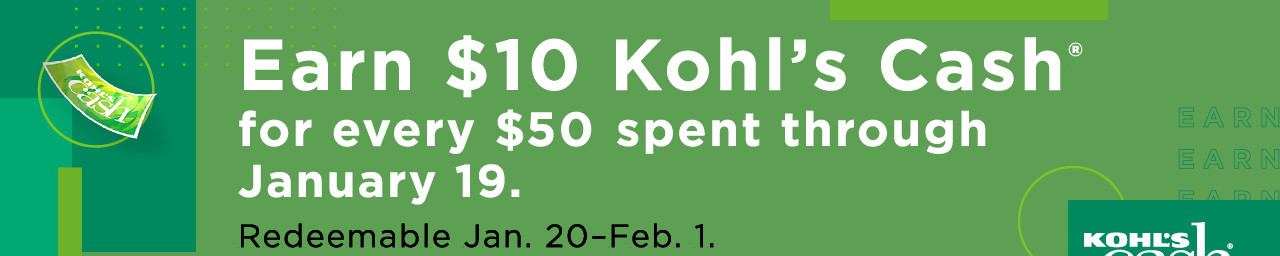 earn $10 kohls cash for every $50 spent