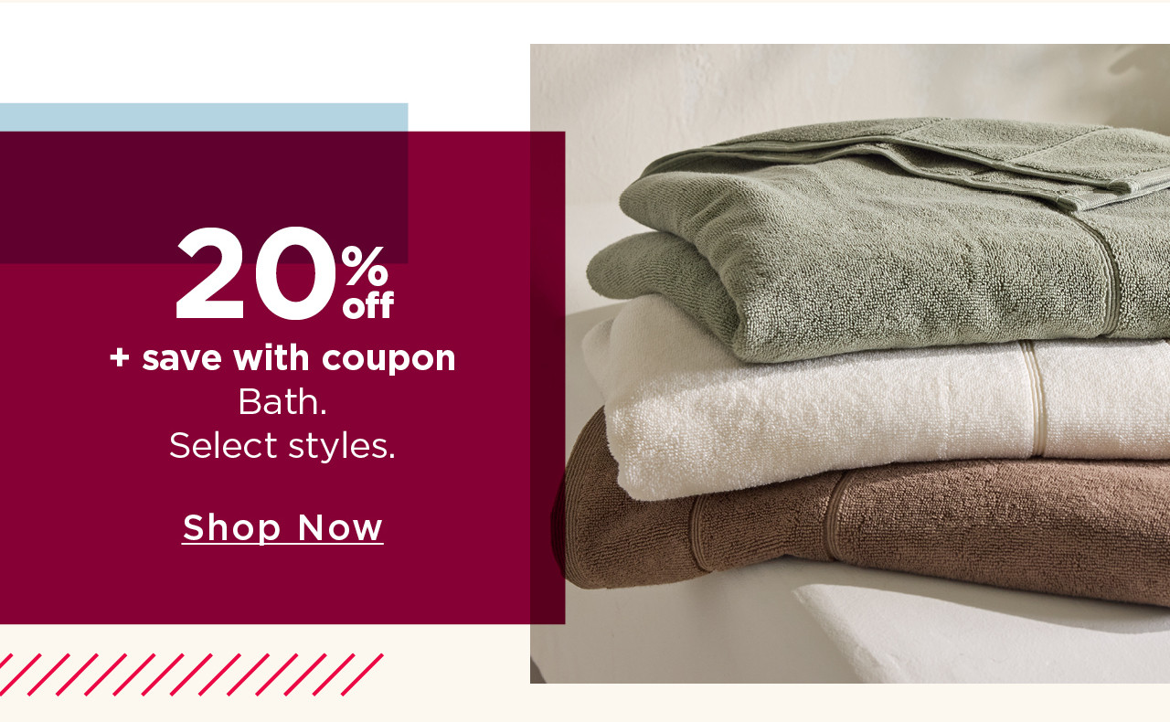20% off bath