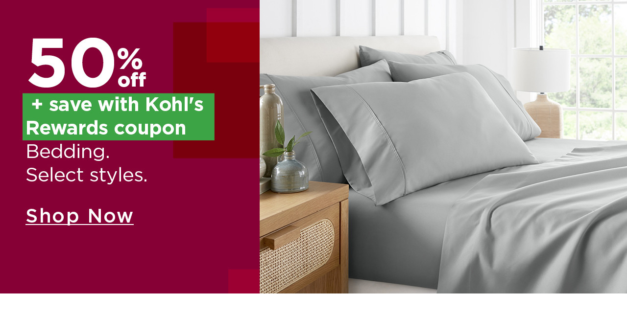 50% off bedding
