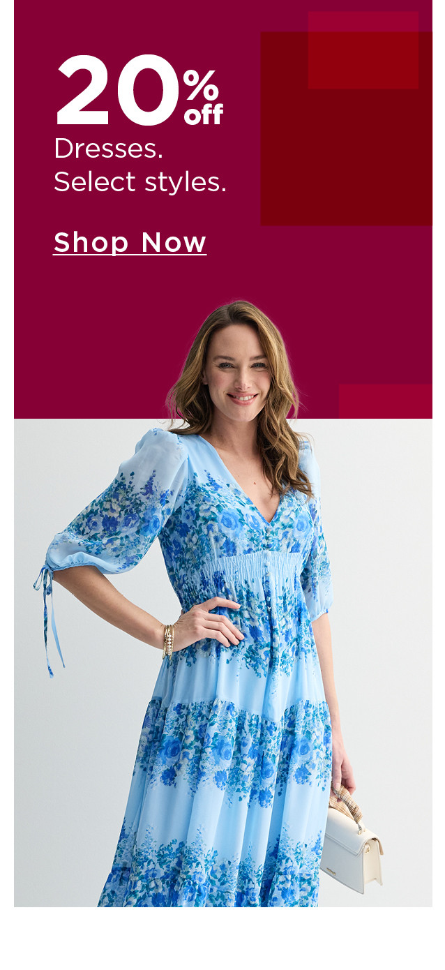 20% off dresses