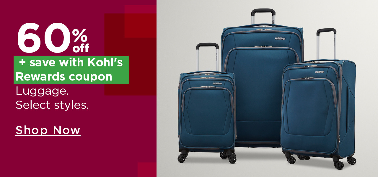 60% off luggage