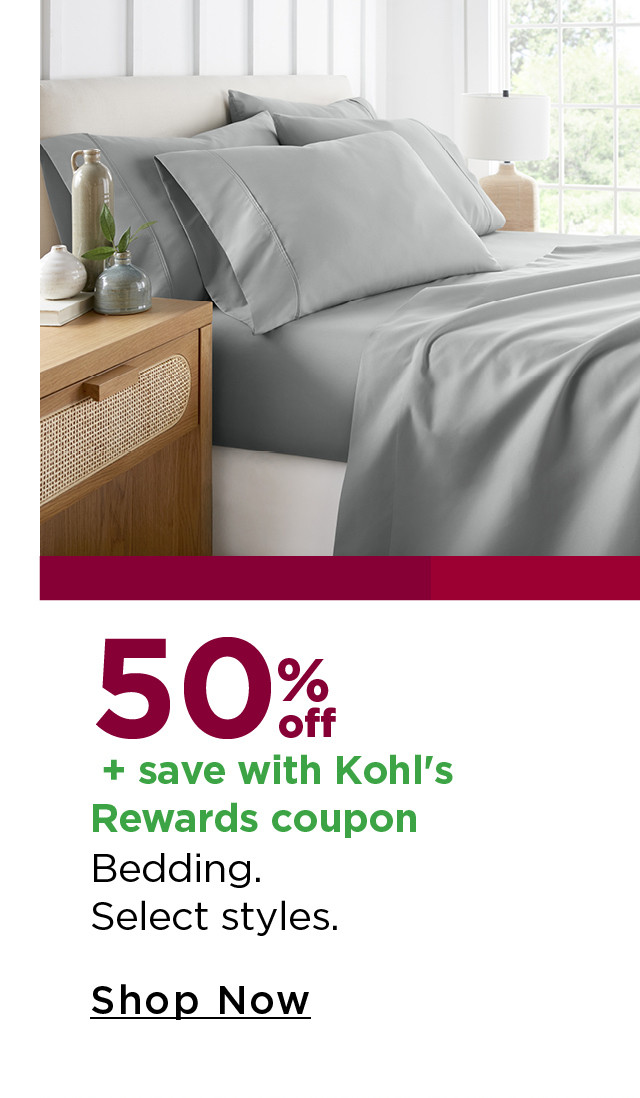 50% off bedding