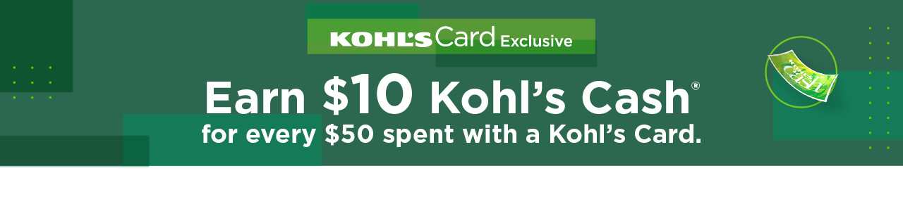 earn $10 kohls cash for every $50 spent
