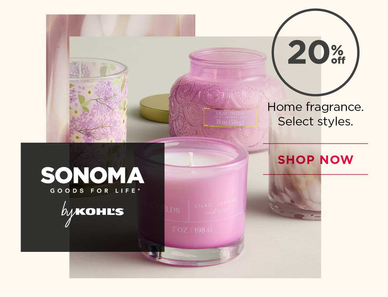 20% off home fragrance