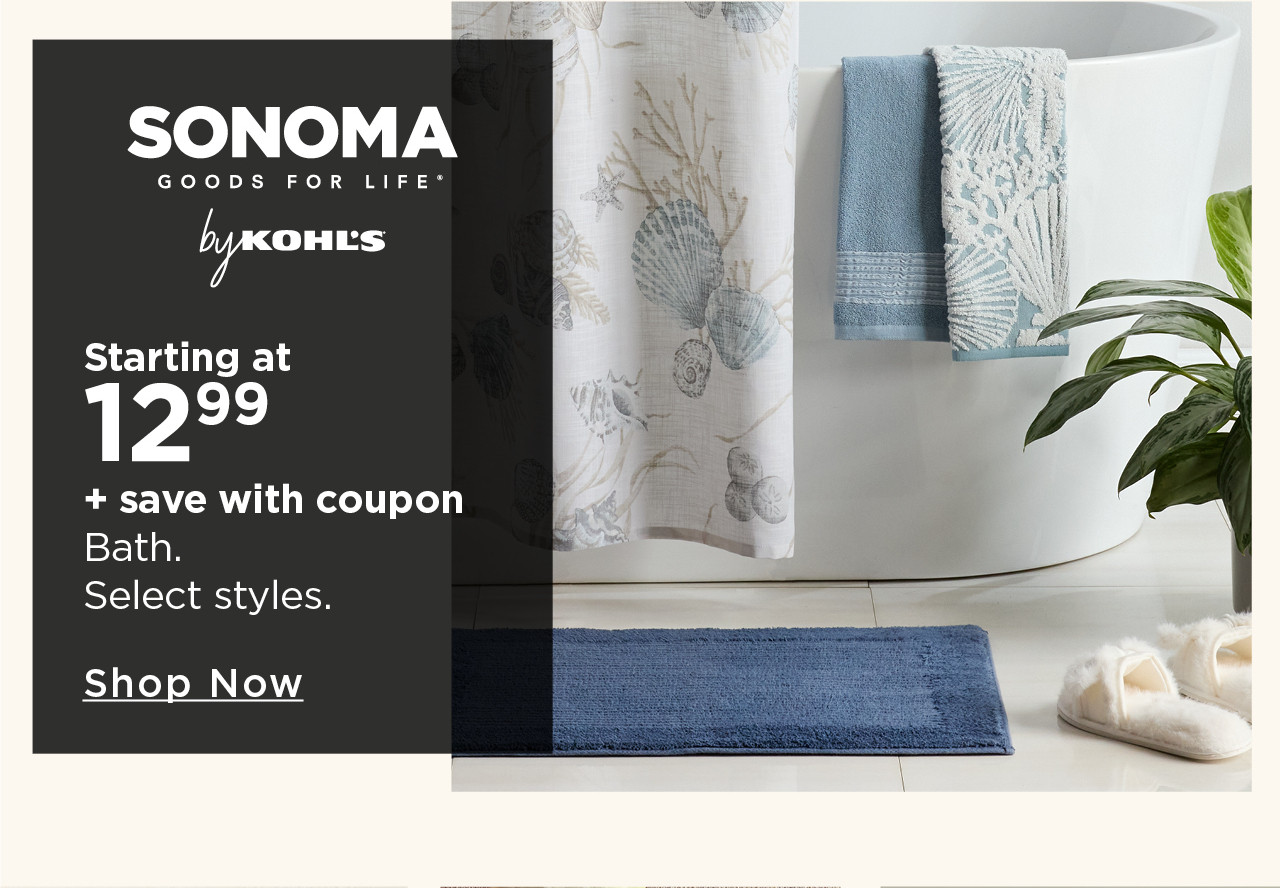 starting at $12.99 bath