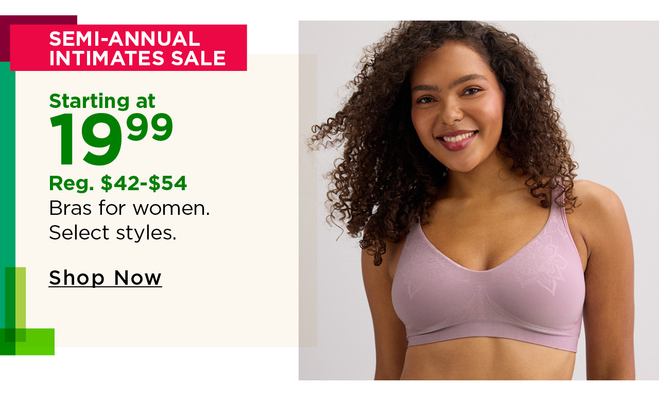 starting at $19.99 bras for women