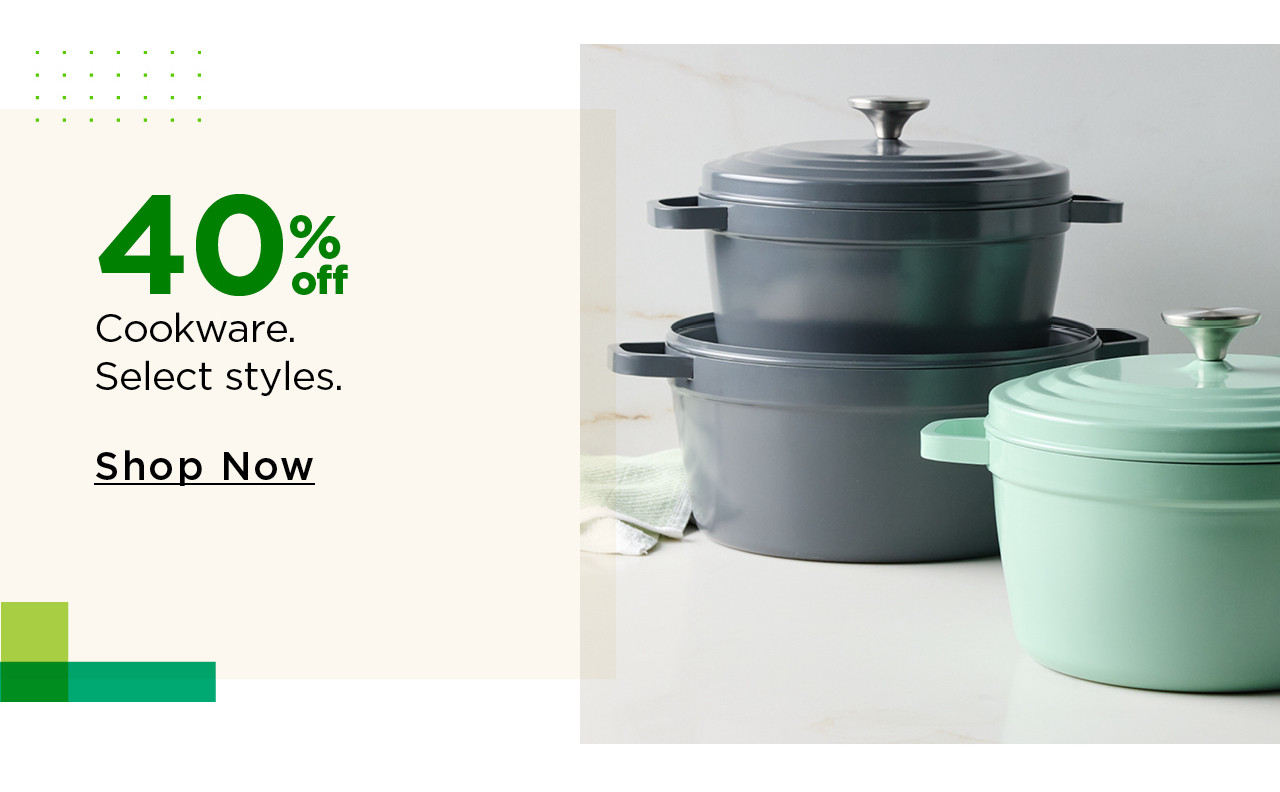 40% off cookware