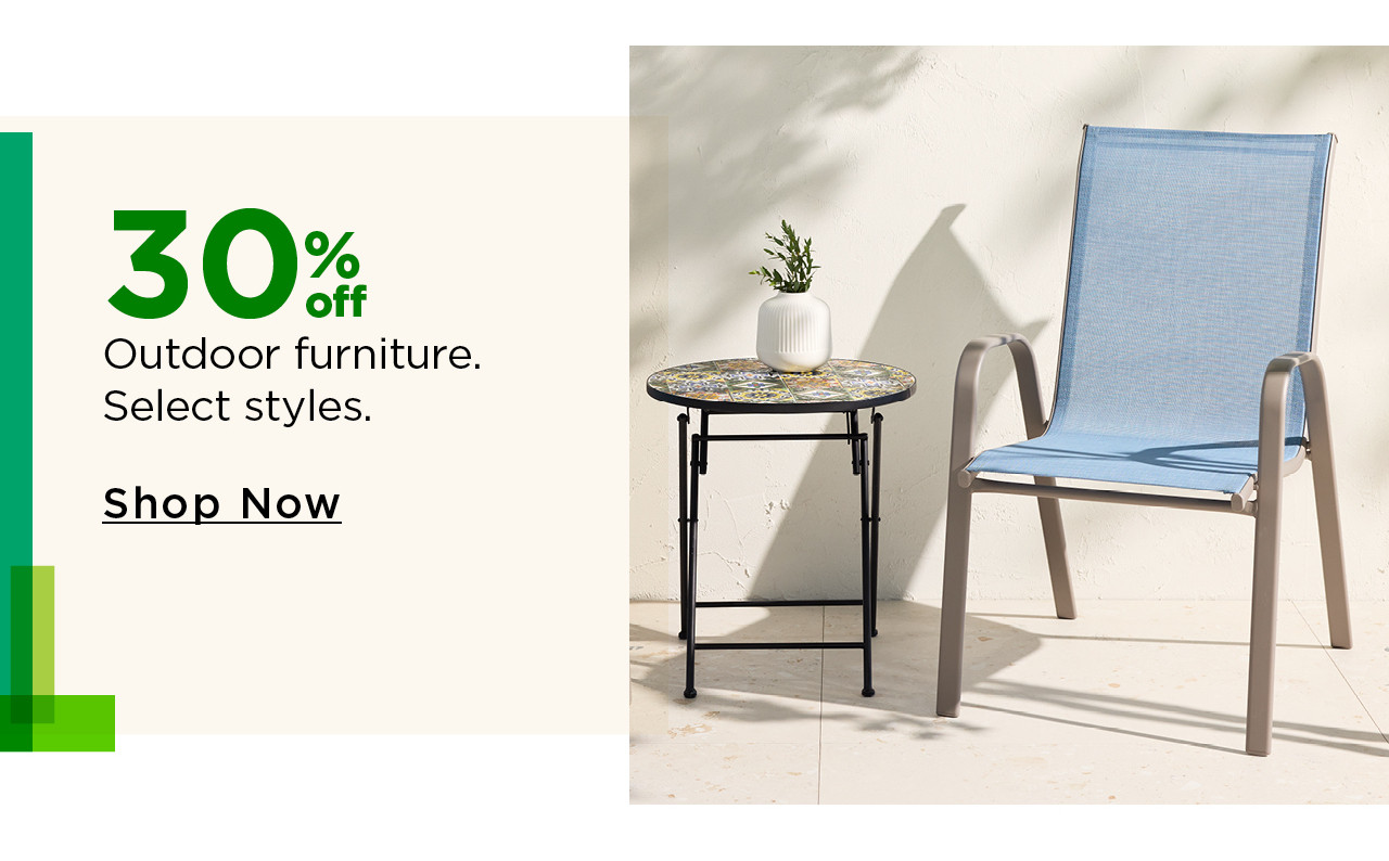 30% off outdoor furniture