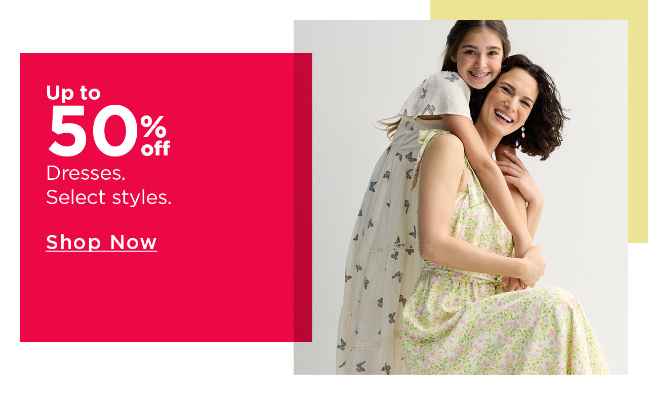 up to 50% off dresses
