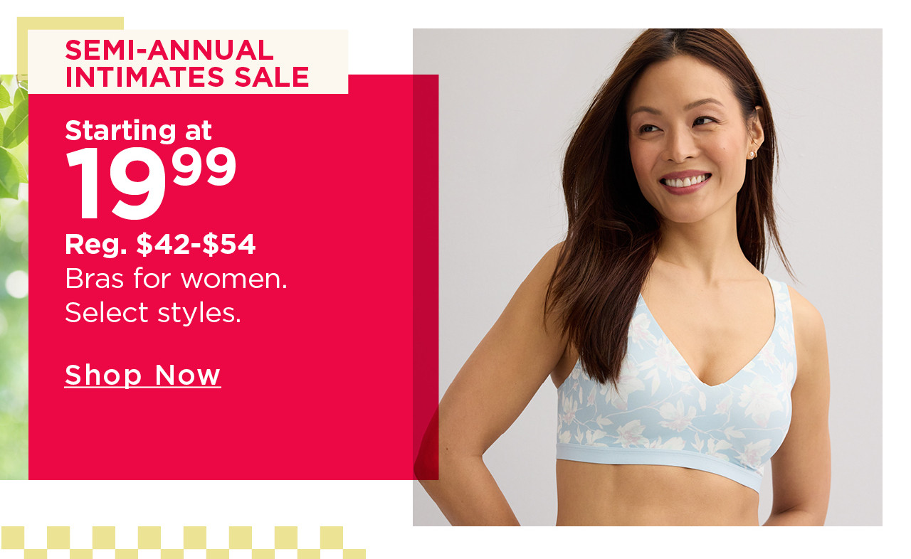 starting at $19.99 bras for women