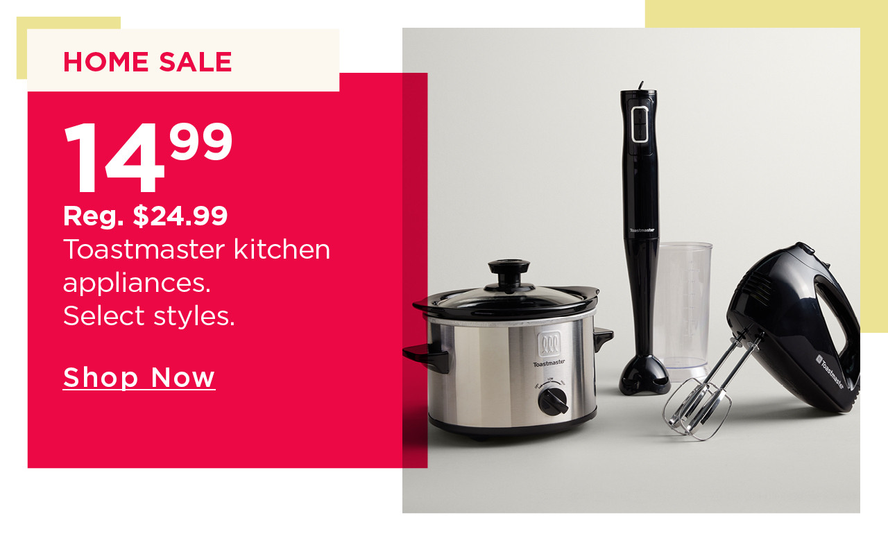 $14.99 toastmaster kitchen appliances