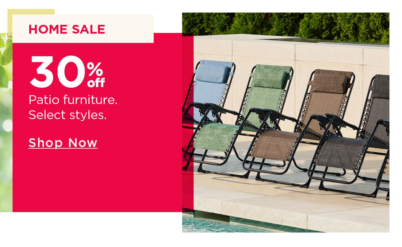 30% off patio furniture
