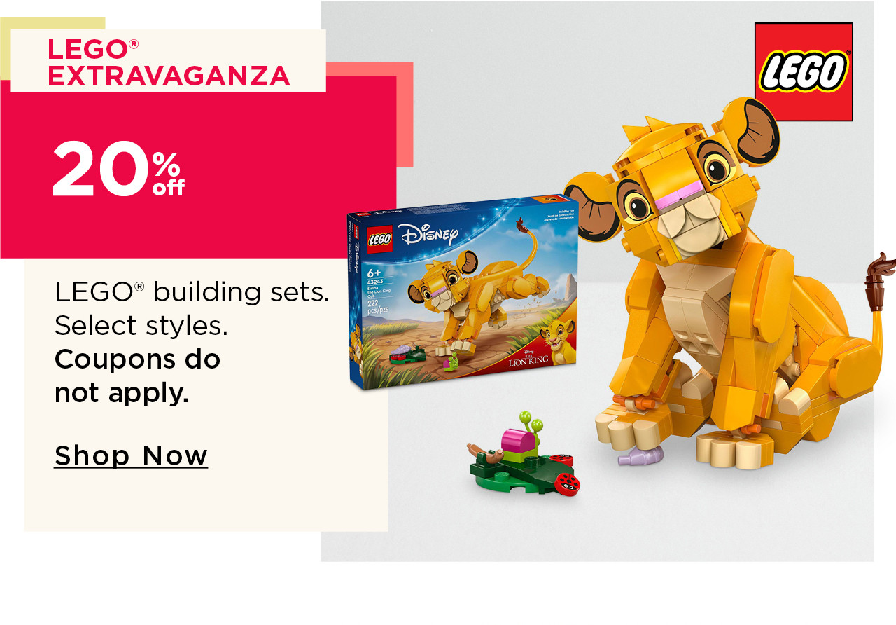 20% off lego building sets