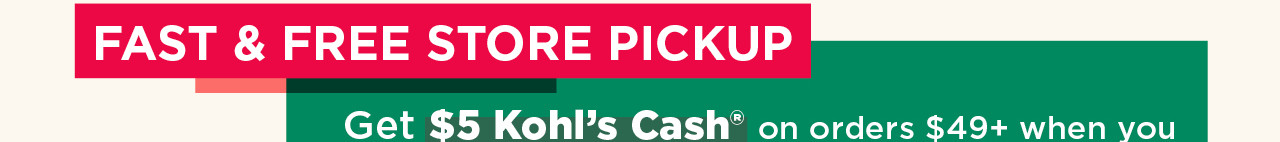 fast and free store pickup