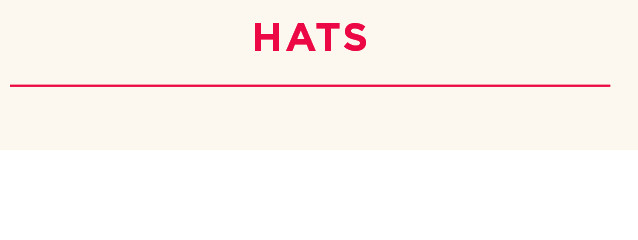 hats