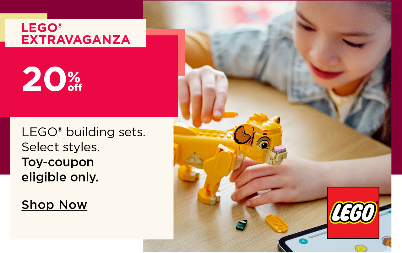 20% off lego building sets