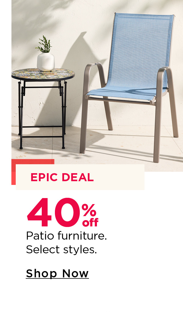 40% off patio furniture