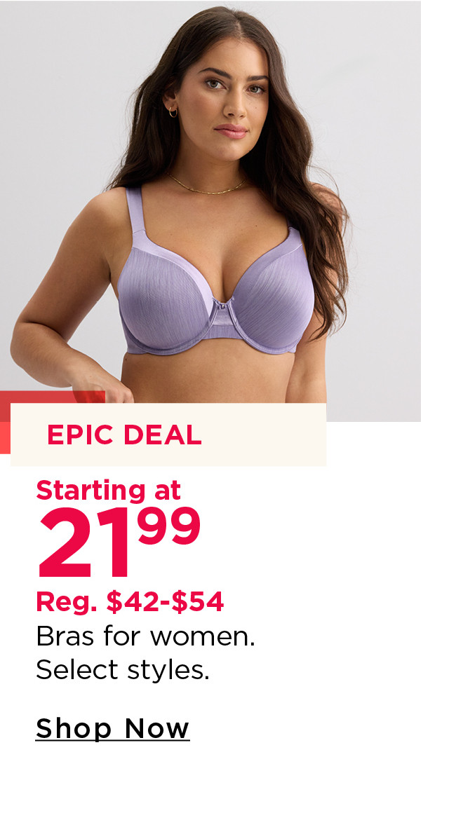 starting at $21.99 bras for women