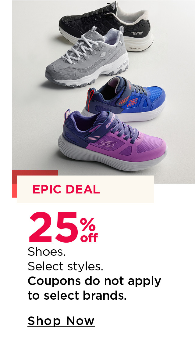 25% off shoes