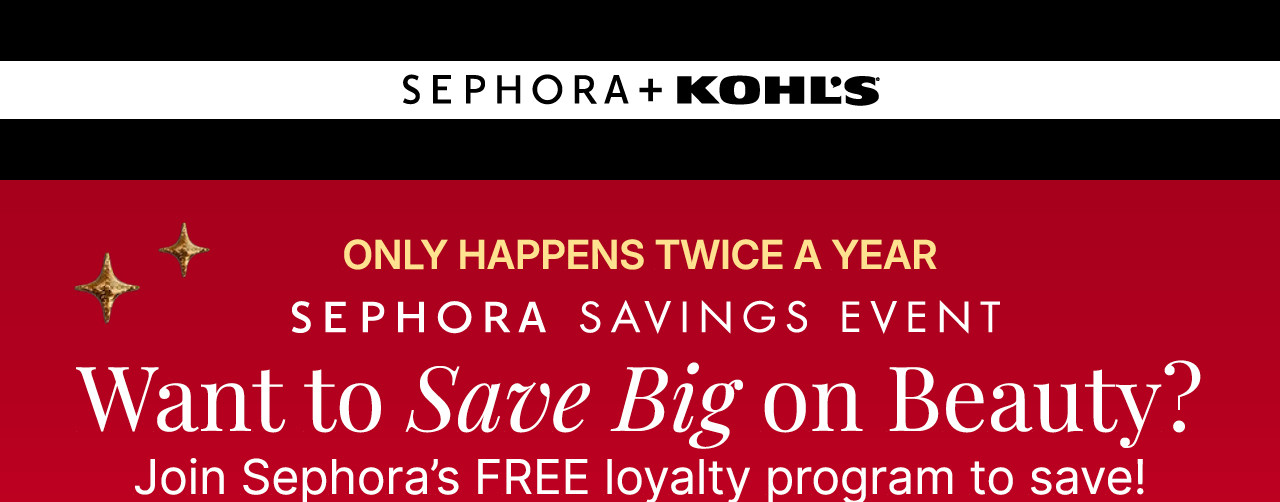 want to save big on beauty? join sephora's free loyalty program.