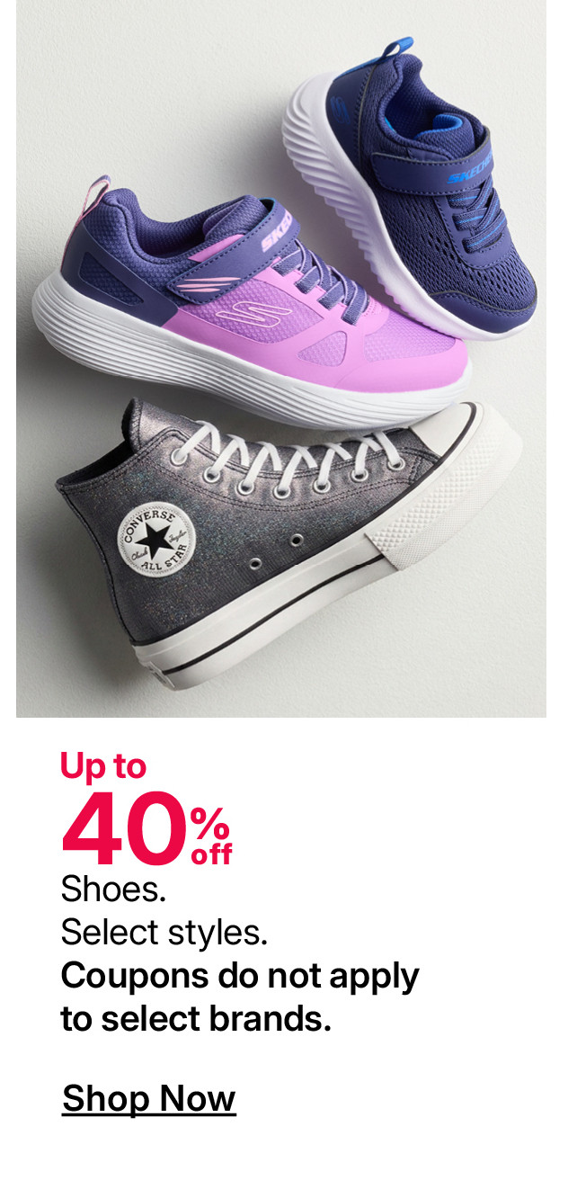 up to 40% off shoes