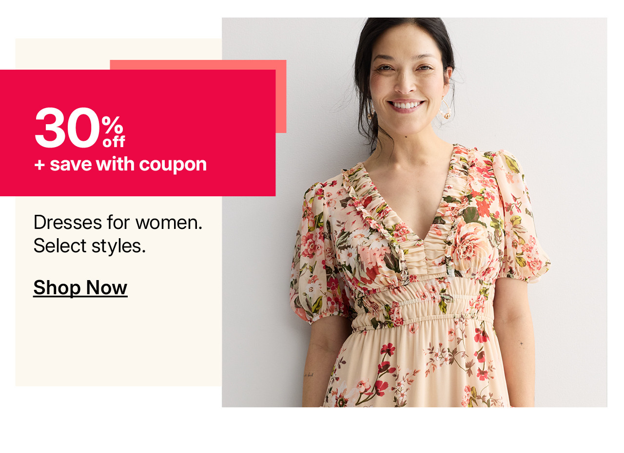 30% off plus save with coupon dresses for women