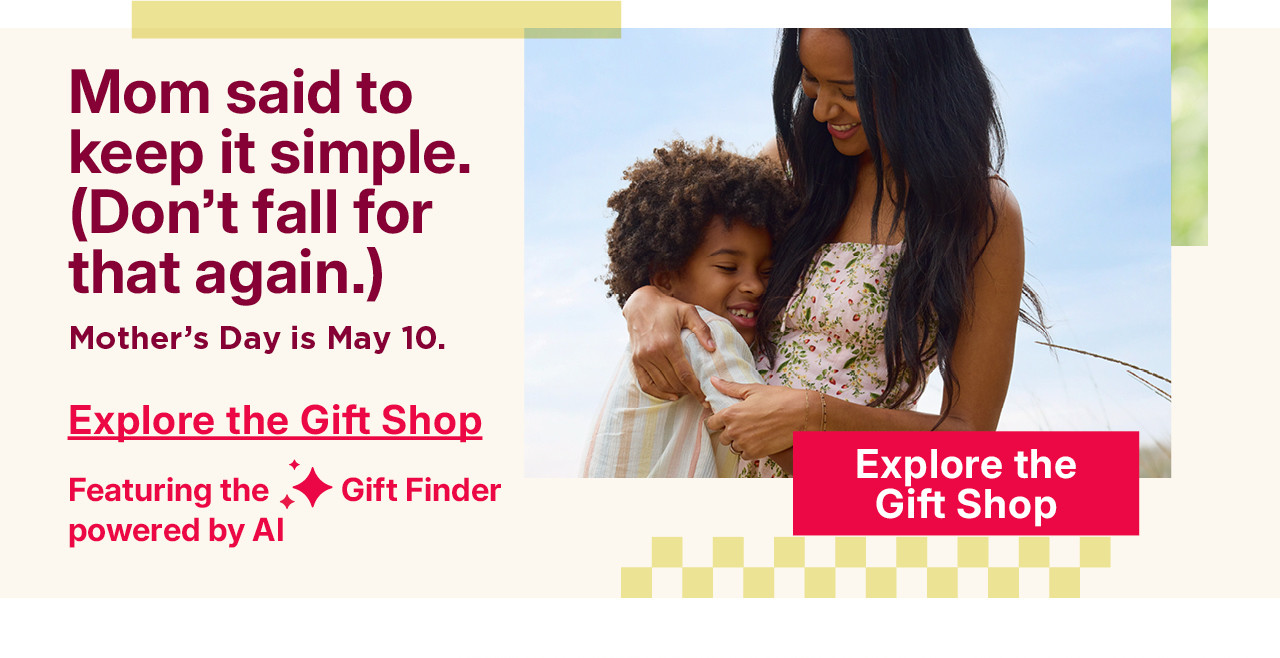 explore the mother's day gift shop