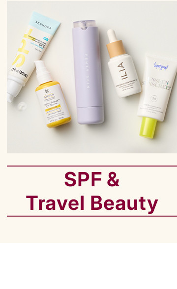 SPF & travel beauty