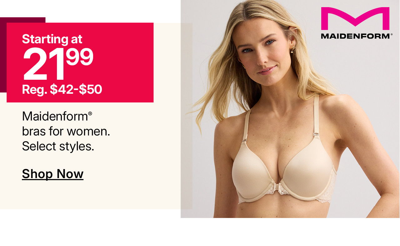 starting at $21.99 maidenform bras for women