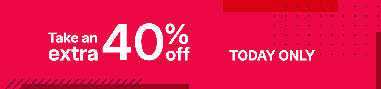 take an extra 40% off with promo code SAVE40