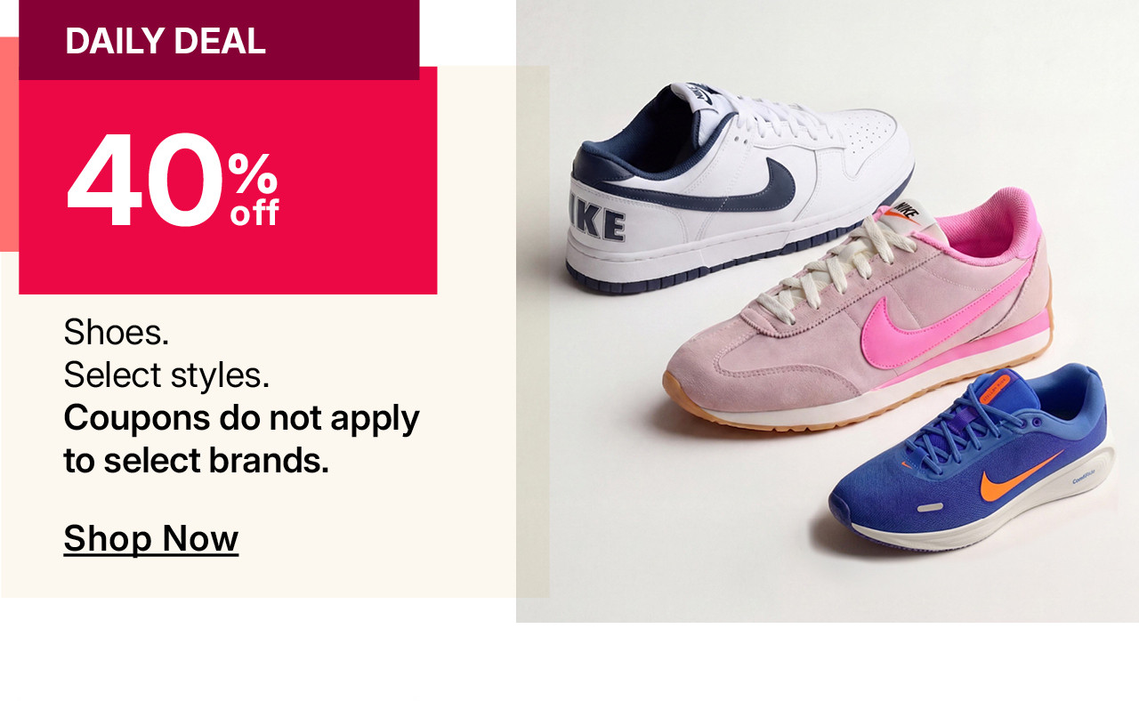 40% off shoes