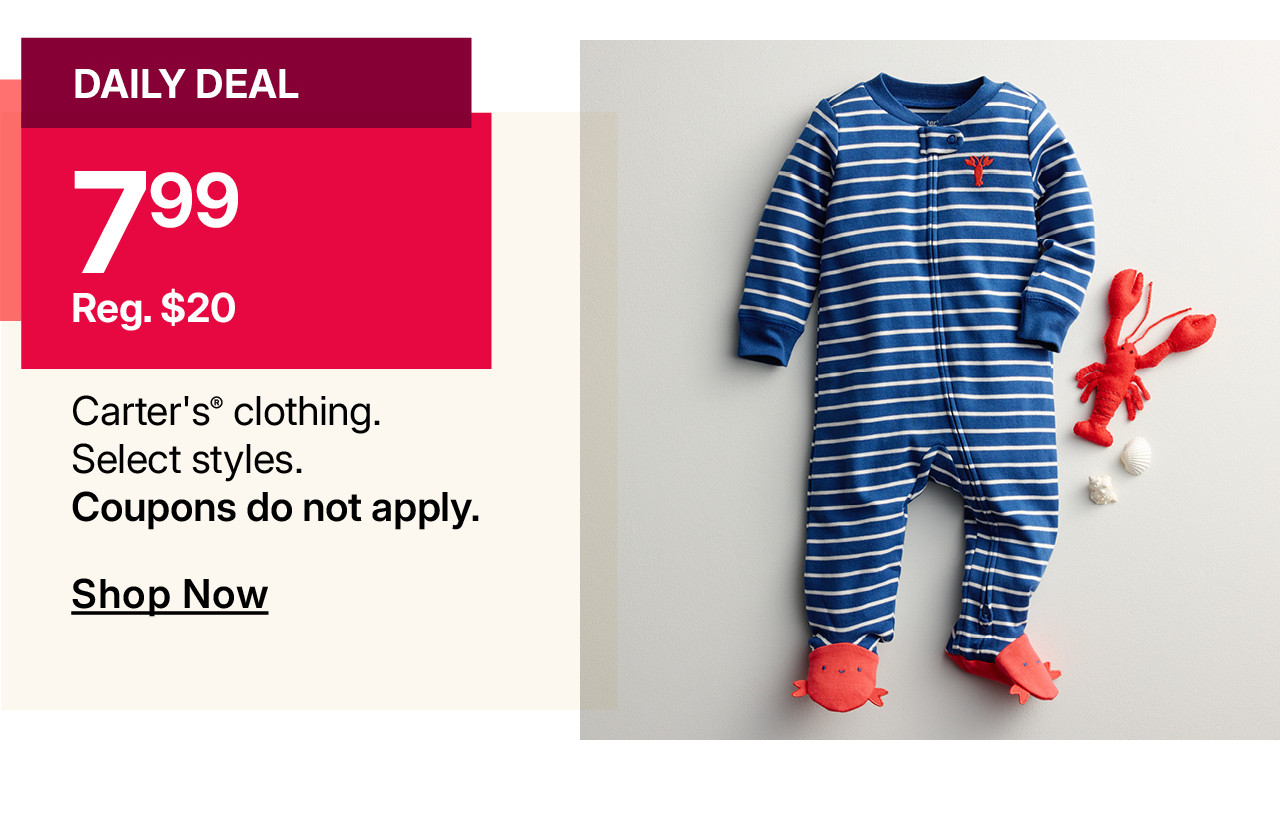 $7.99 carter's clothing