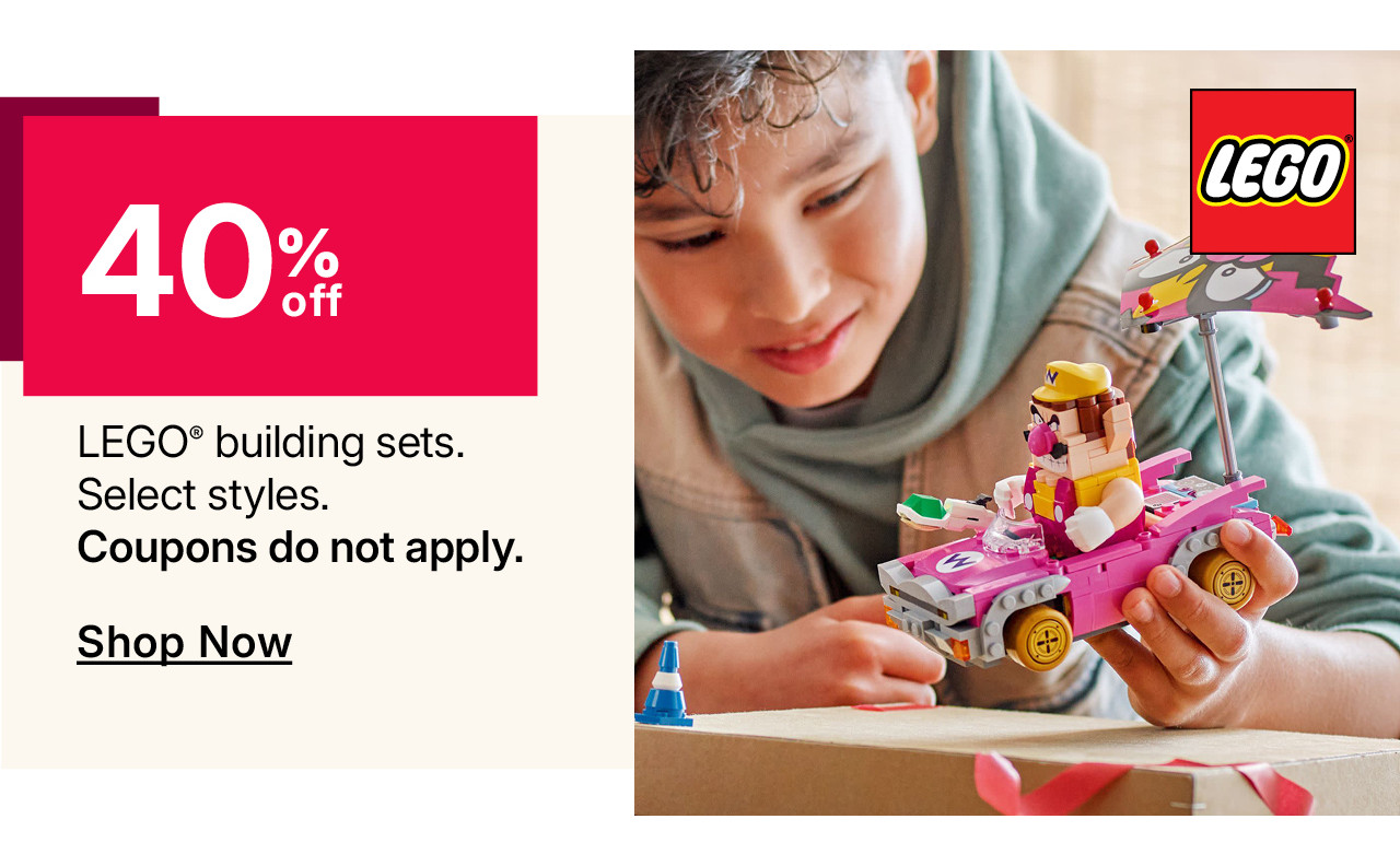 40% lego building sets