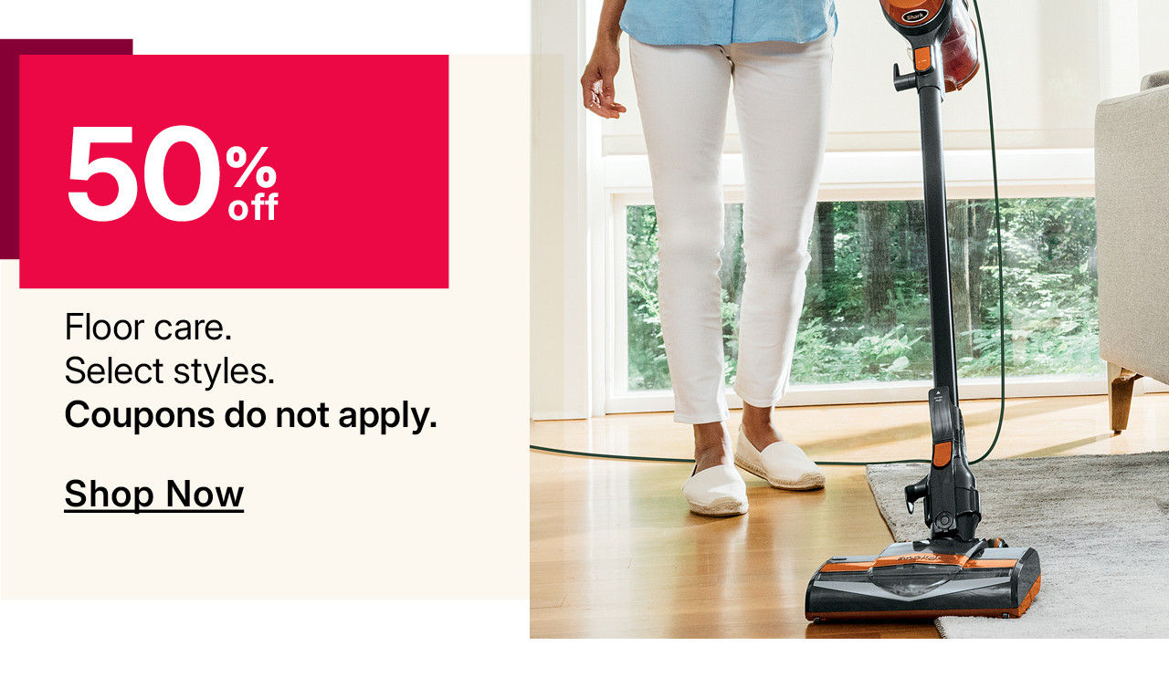 50% off floor care