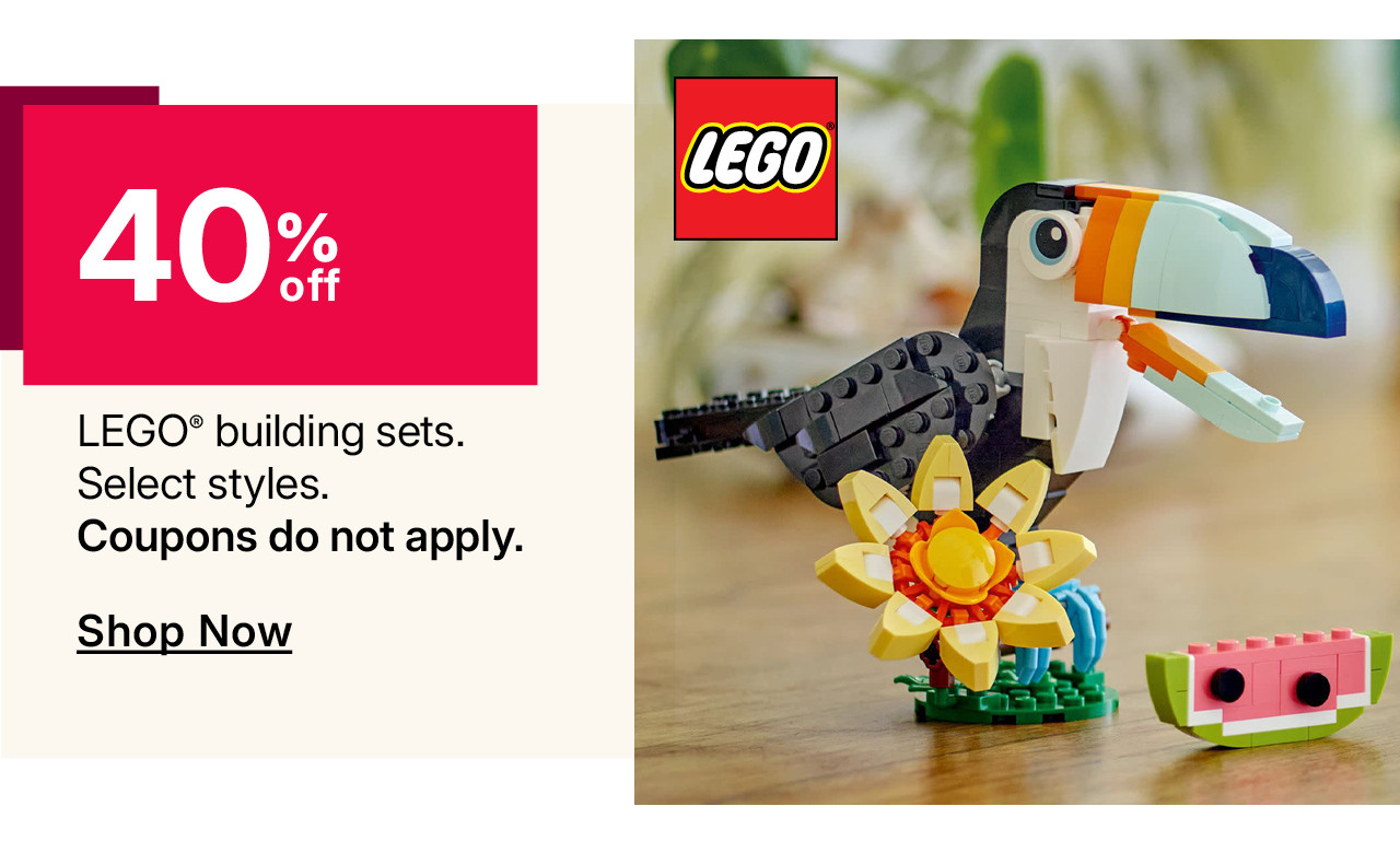 40% off lego building sets
