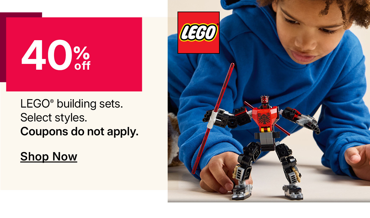 40% off lego building sets