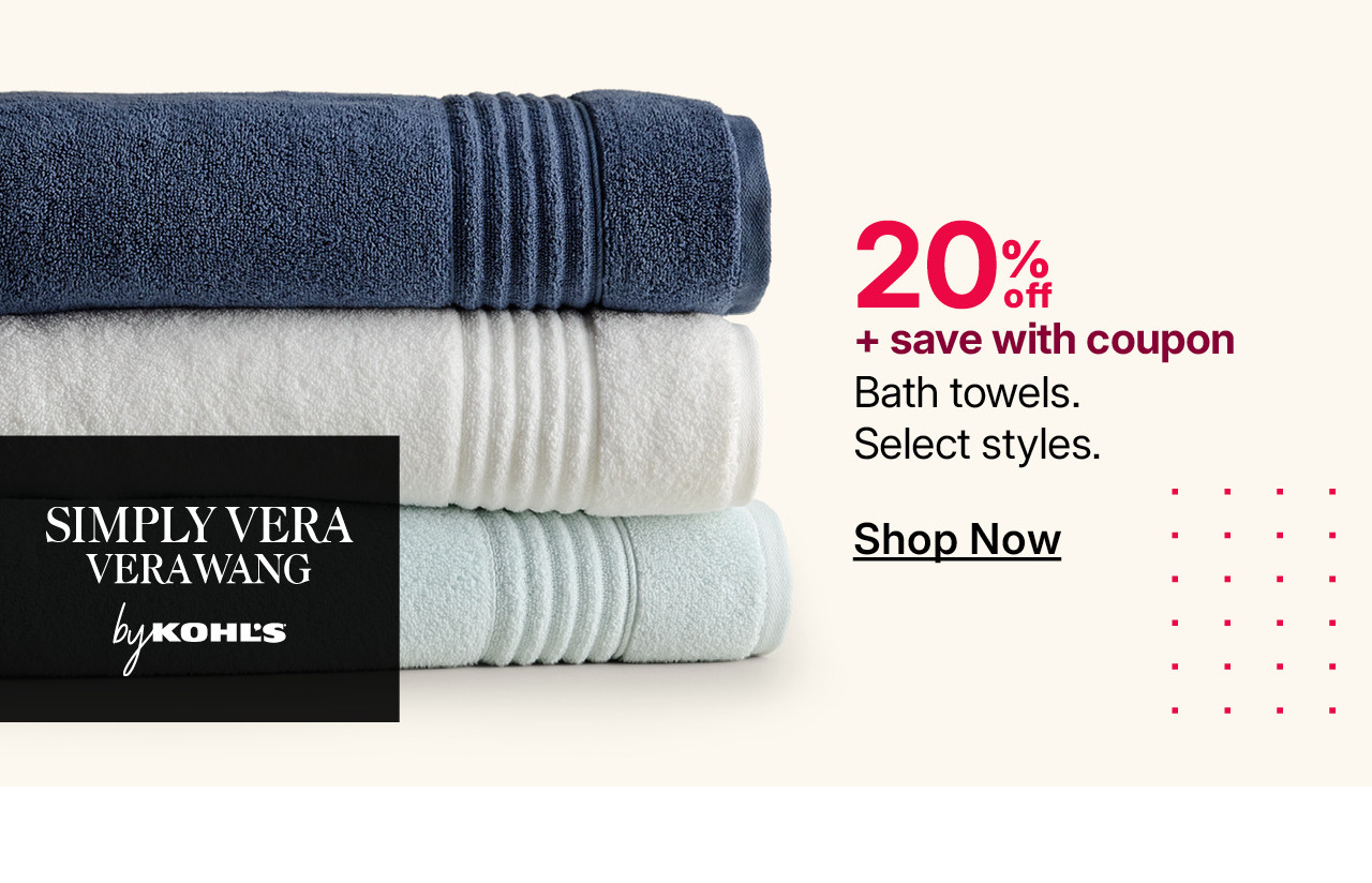 20% off bath towels