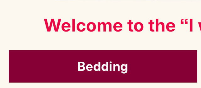bedding