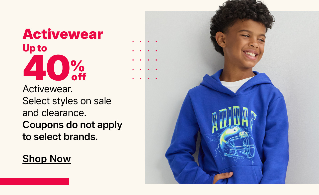 up to 40% off activewear