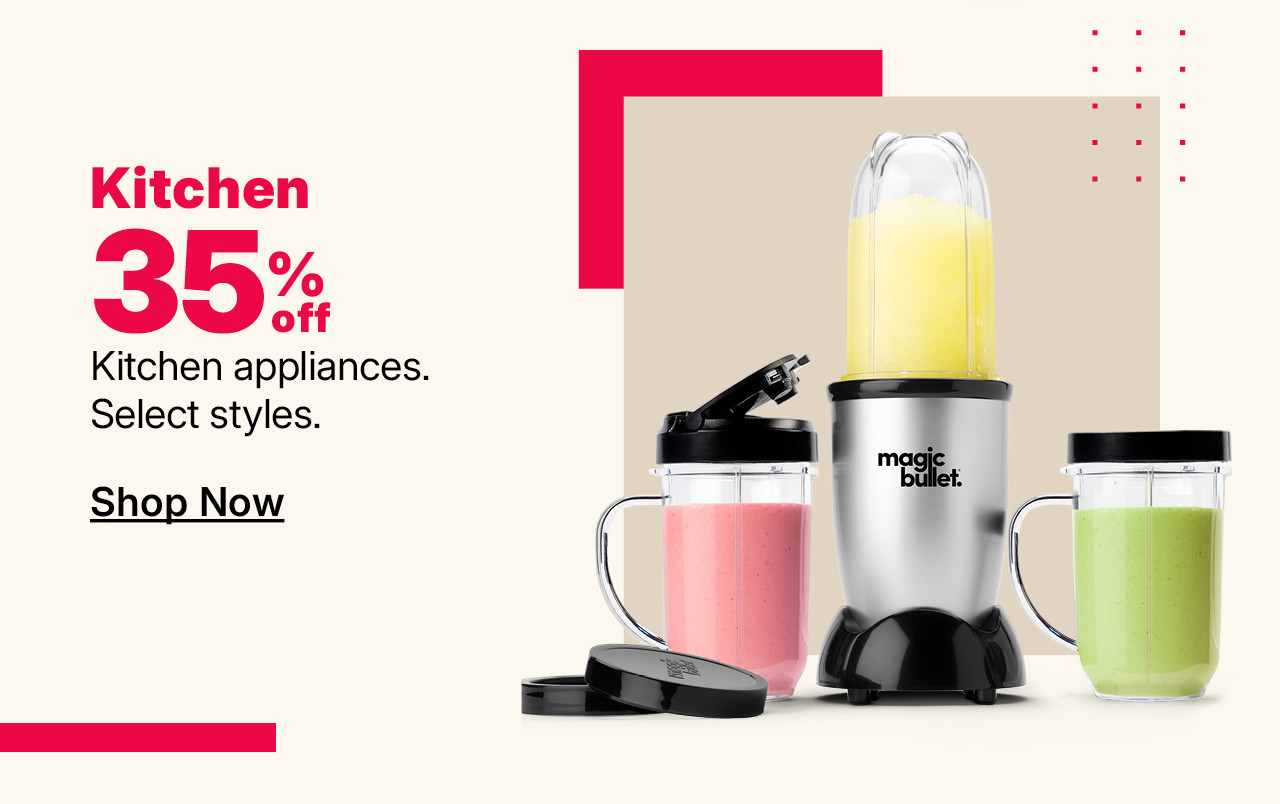 35% off kitchen appliances