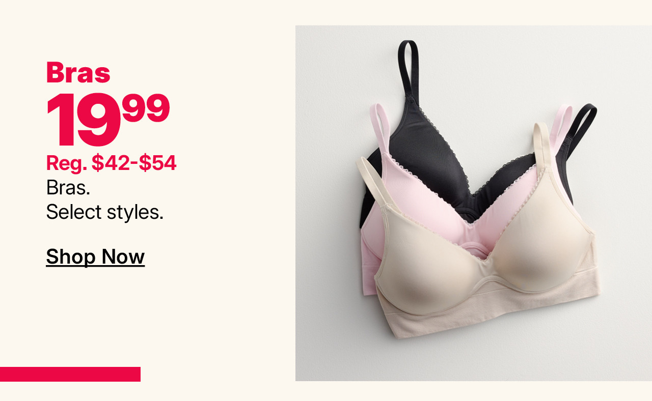 $19.99 bras