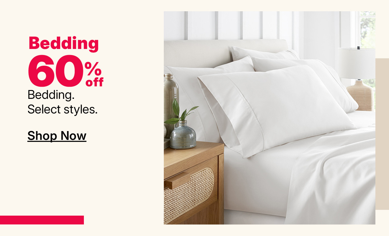 60% off bedding