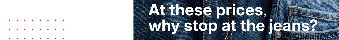 starting at $17.59 jeans