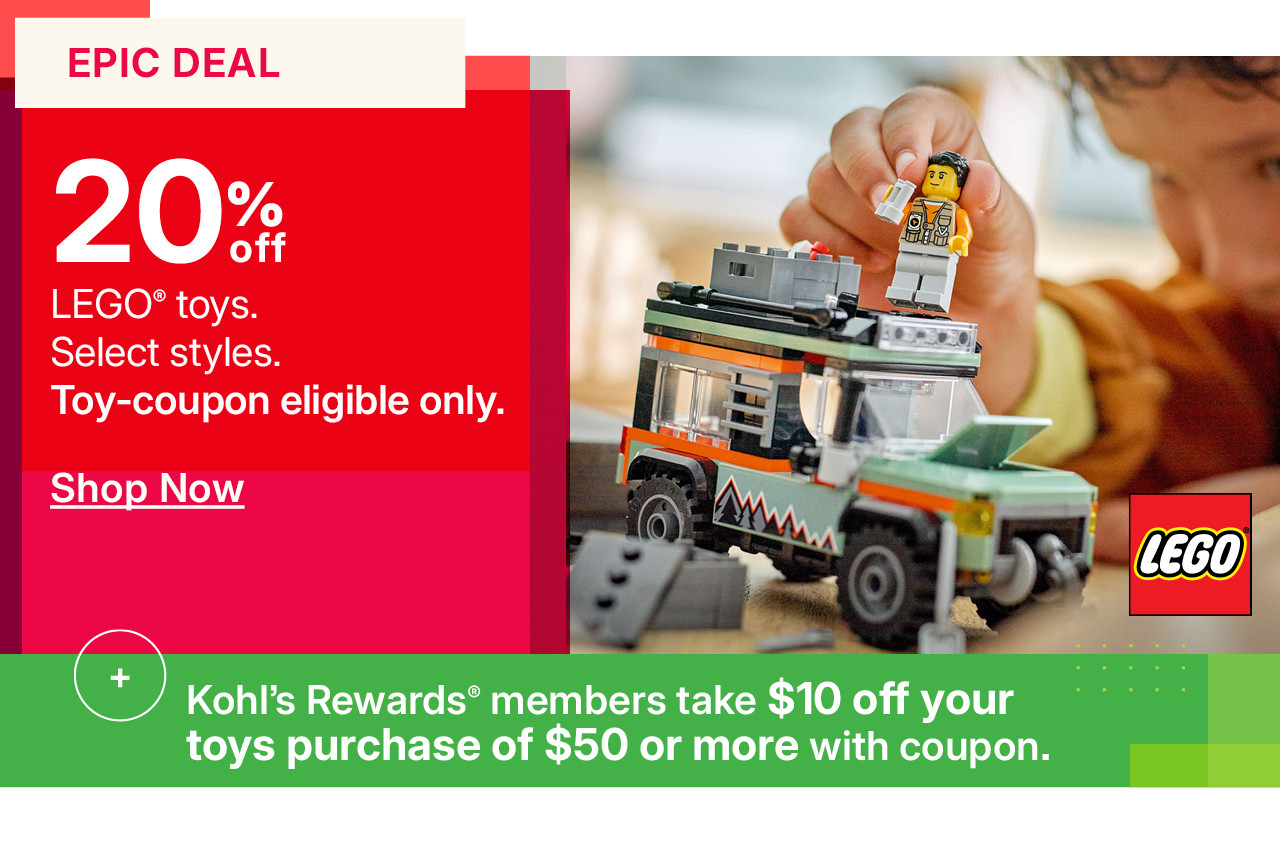 20% off lego