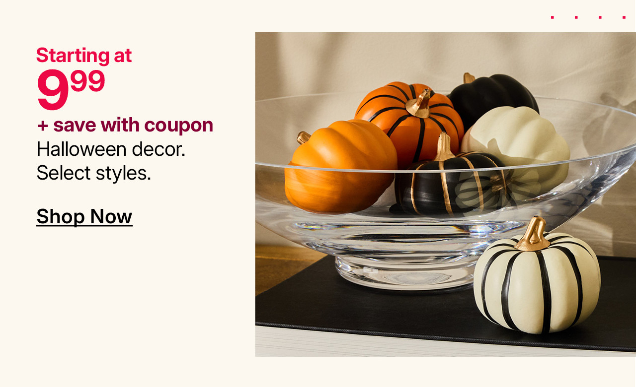 starting at $9.99 halloween decor