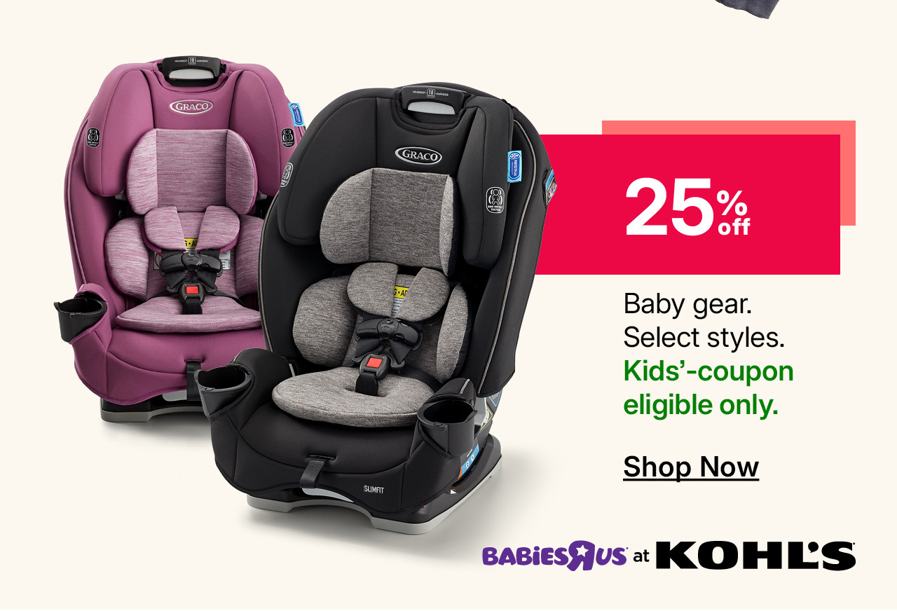 25% off baby gear