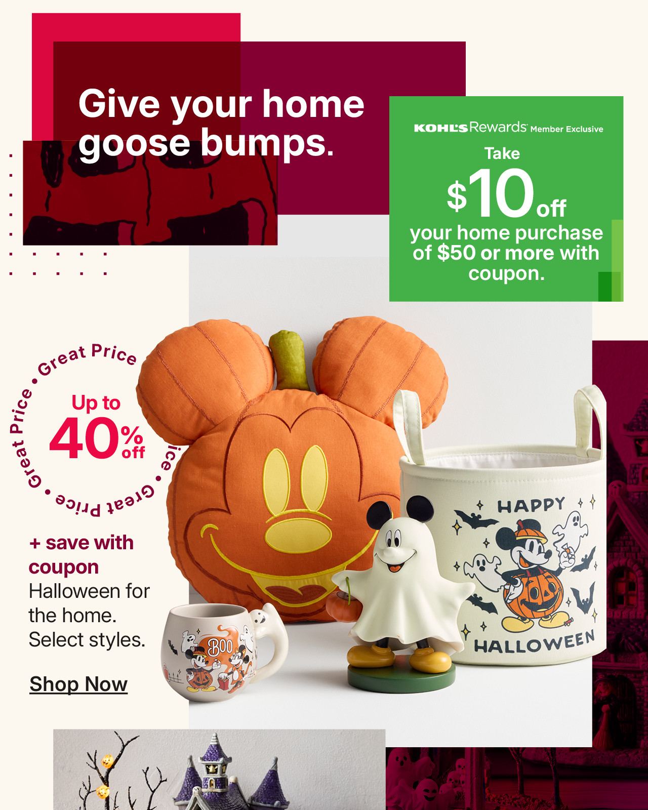 up to 40% off plus save with coupon halloween for the home