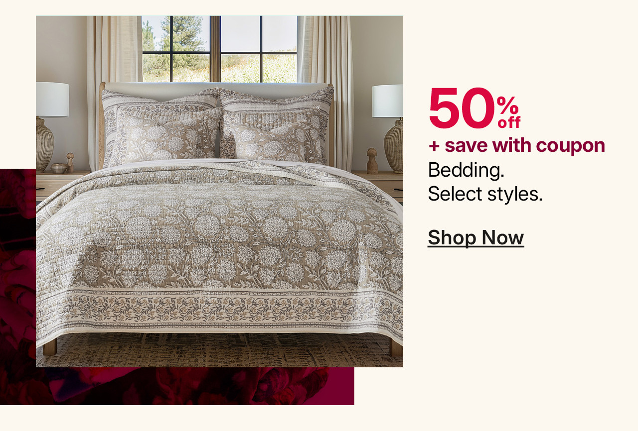 up to 30% off bedding