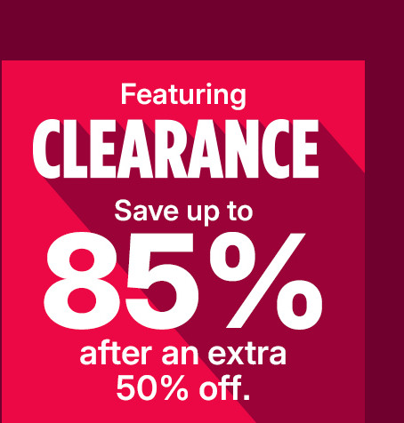 featuring 85% off after an extra 50% off
