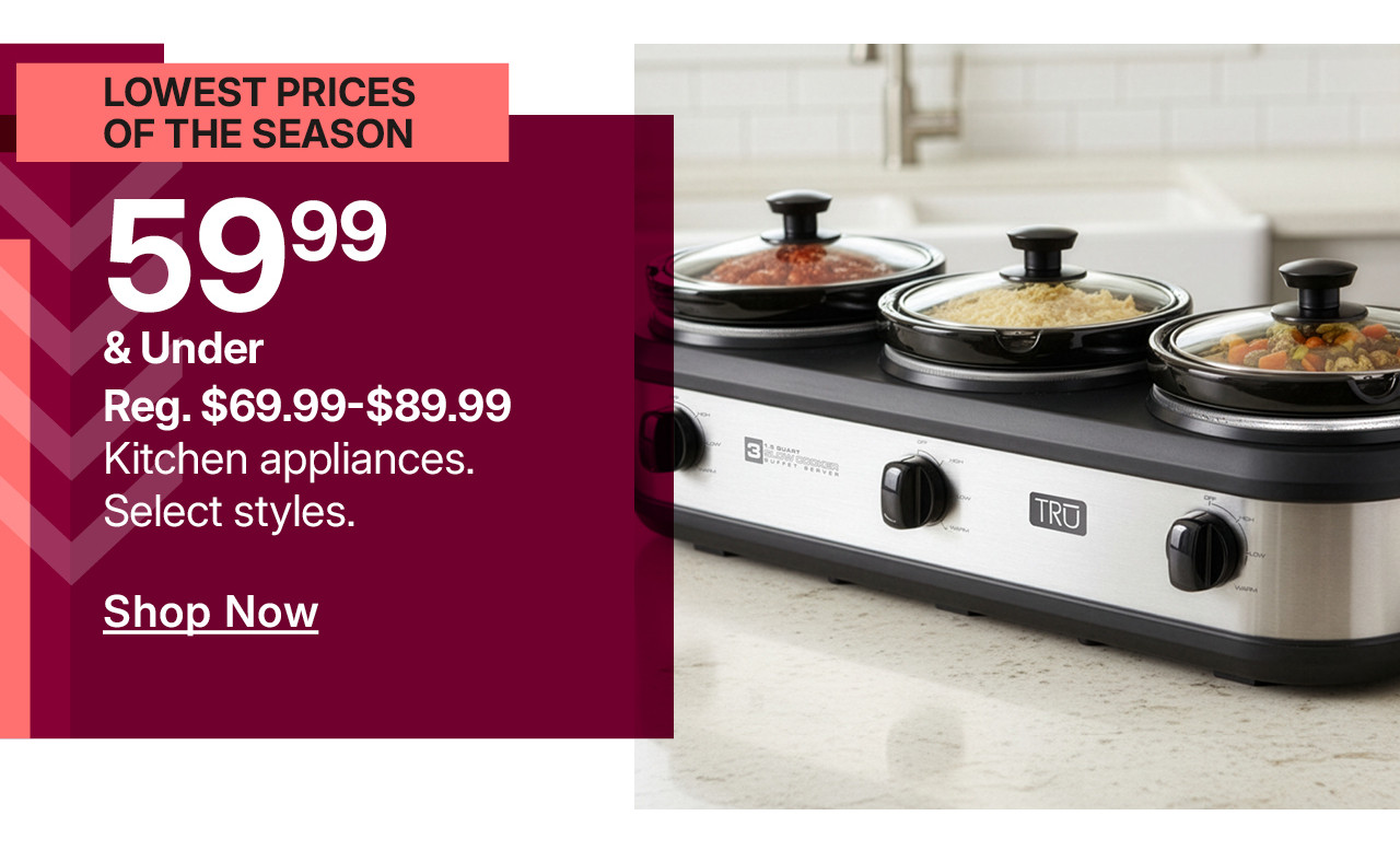$59.99 & under kitchen appliances